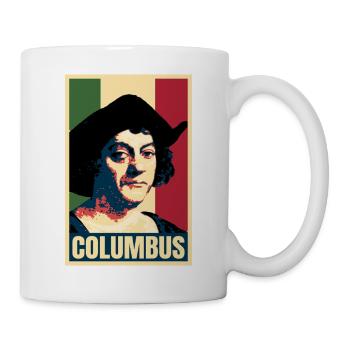 Christoph Kolumbus Entdecker Atlantikgeschichte - Tasse - Weiß - Rechts