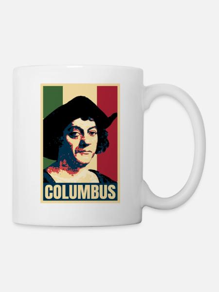 Christoph Kolumbus Entdecker Atlantikgeschichte - Tasse - Weiß