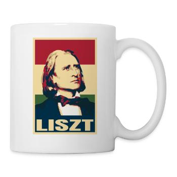 Franz Liszt Ungarischer Komponist Pianist Musik - Tasse - Weiß - Rechts