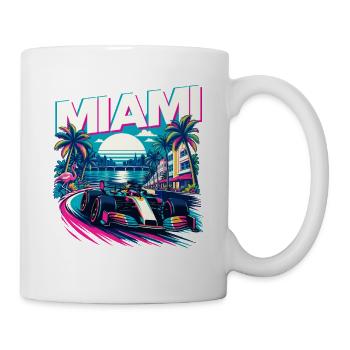 Miami Rennwochenende – Motorsport-Fan Florida - Tasse - Weiß - Rechts