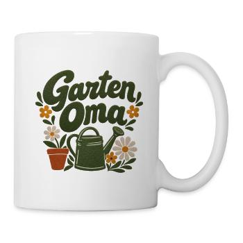 Garten Oma Design - Tasse - Weiß - Rechts