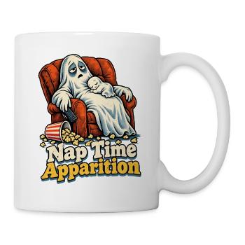 Nap Time Apparition müder Vater im Fernsehsessel - Tasse - Weiß - Rechts