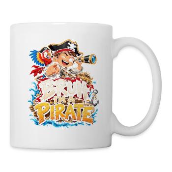 Bruh, ich bin Pirat - Tasse - Weiß - Rechts