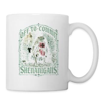 Froschritter im Burgdungeon - Tasse - Weiß - Rechts