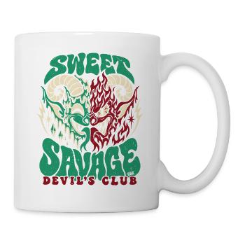 Sweet Savage Devil´s Club 666 - Halloween  - Tasse - Weiß - Rechts