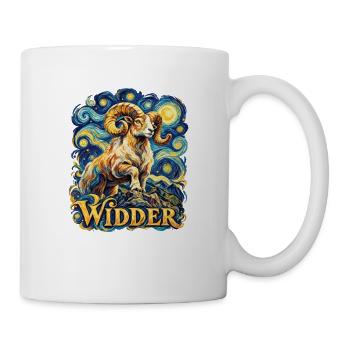 Widder_-2026-_Sternzeichen_1 - Tasse - Weiß - Rechts