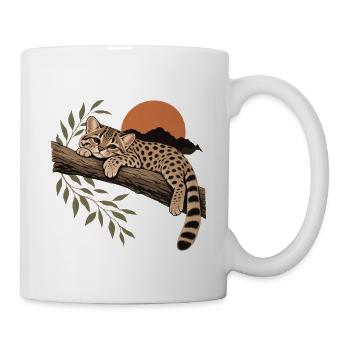  Leopardus Tilcayo Gefleckter Süßer Wilder - Tasse - Weiß - Rechts