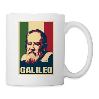 Galileo Galilei Italienischer Astronom Wissenschaftsgeschichte - Tasse - Weiß - Rechts