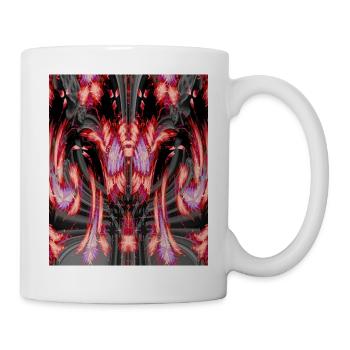Tor zur creativen Feuerwelt - Tasse - Weiß - Rechts