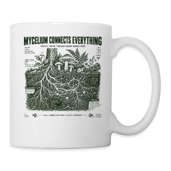 Myzel verbindet alles - Tasse - Weiß - Rechts