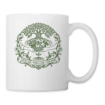 Earth Care People Care - Tasse - Weiß - Rechts