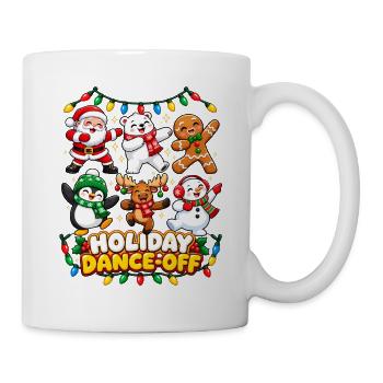 Holiday Dance-Off Festtagsmotif - Tasse - Weiß - Rechts