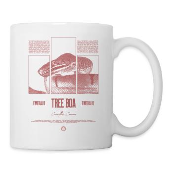 Smaragdbaumboa-Schlangenbesitzer und Reptilienhalter - Tasse - Weiß - Rechts