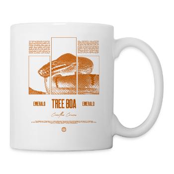 Smaragdbaumboa-Schlangenbesitzer und Reptilienhalter - Tasse - Weiß - Rechts