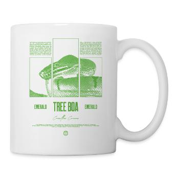 Smaragdbaumboa-Schlangenbesitzer und Reptilienhalter - Tasse - Weiß - Rechts