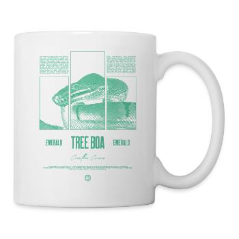 Smaragdbaumboa-Schlangenbesitzer und Reptilienhalter - Tasse - Weiß - Rechts