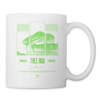 Smaragdbaumboa-Schlangenbesitzer und Reptilienhalter - Tasse - Weiß - Rechts