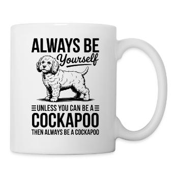 Cockapoo Spruch Hunde Lustiges Cockapoo Geschenk - Tasse - Weiß - Rechts