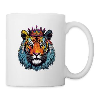 Tiger Krone - Tasse - Weiß - Rechts