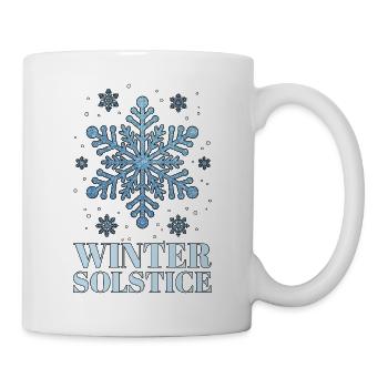 Wintersonnenwende Yule Wintersonnenwende Weihnachten Weihnachten - Tasse - Weiß - Rechts