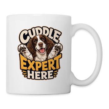 Englischer Springer-Spaniel - Tasse - Weiß - Rechts