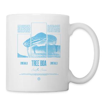 Smaragdbaumboa-Schlangenbesitzer und Reptilienhalter - Tasse - Weiß - Rechts