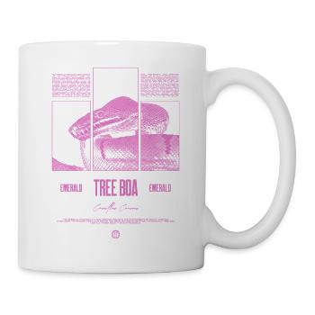Smaragdbaumboa-Schlangenbesitzer und Reptilienhalter - Tasse - Weiß - Rechts