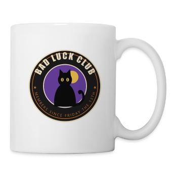 Bad Luck Club – Black Cat Freitag, der 13. - Tasse - Weiß - Rechts