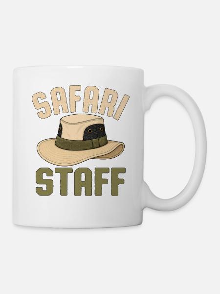 Safari Staff - Tasse - Weiß