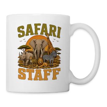 Safari Staff - Tasse - Weiß - Rechts