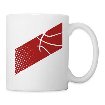 Basketball - Tasse - Weiß - Rechts