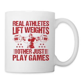 Fitness Motivation Bodybuilder Lift Weights Other - Tasse - Weiß - Rechts