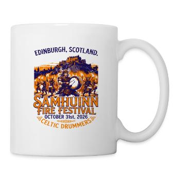 Scotland Samhuinn Fire Festival Edinburgh Celtic - Tasse - Weiß - Rechts