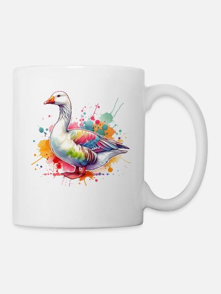 Gans Geschenk - Tasse - Weiß