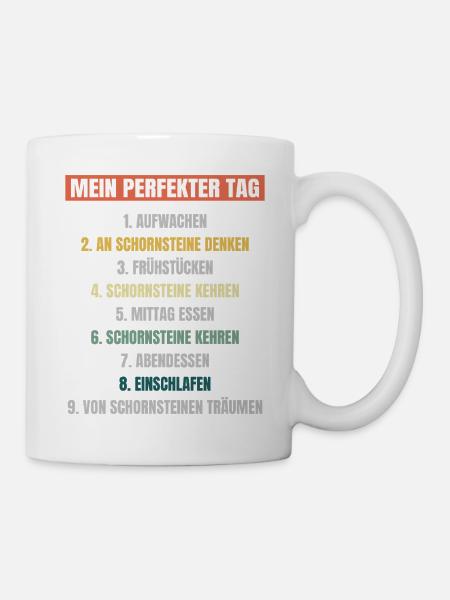 Schornsteinfeger Herren - Tasse - Weiß
