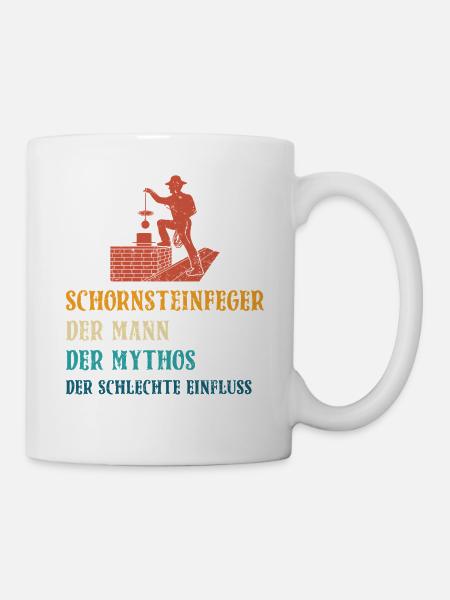 Schornsteinfeger Herren - Tasse - Weiß