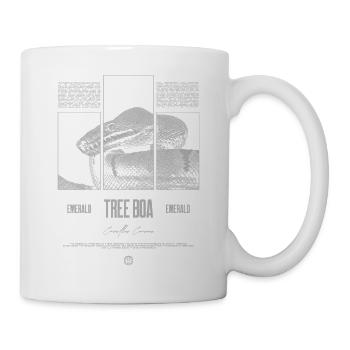 Smaragdbaumboa-Schlangenbesitzer und Reptilienhalter - Tasse - Weiß - Rechts