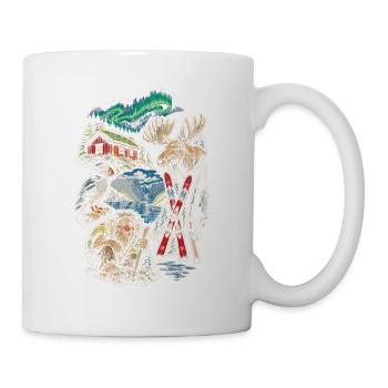 Norwegen Norweger - Tasse - Weiß - Rechts