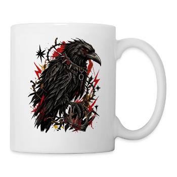 Rabenkönig der Nacht - Tasse - Weiß - Rechts