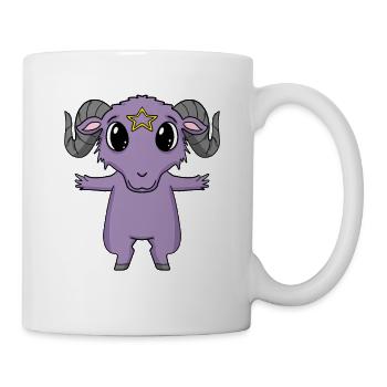 Satan Ziege Motiv - Tasse - Weiß - Rechts