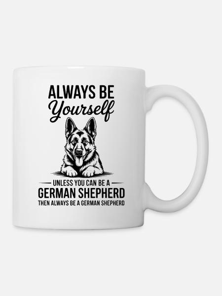 Deutscher Schäferhund Lustige Schäferhund Geschenk - Tasse - Weiß