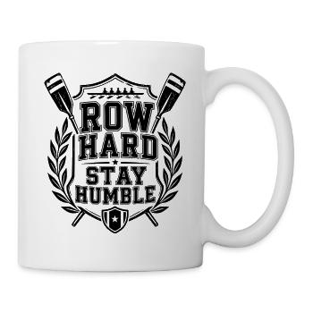 Rudern - Tasse - Weiß - Rechts