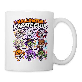 Halloween Karate Club Crew - Tasse - Weiß - Rechts