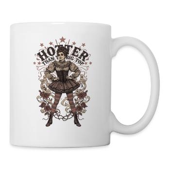 Hotter Than The Big Top Clowngirl Clown - Tasse - Weiß - Rechts