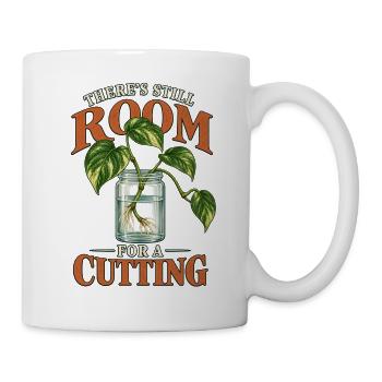 Es ist noch Platz für einen Stichling - Tasse - Weiß - Rechts