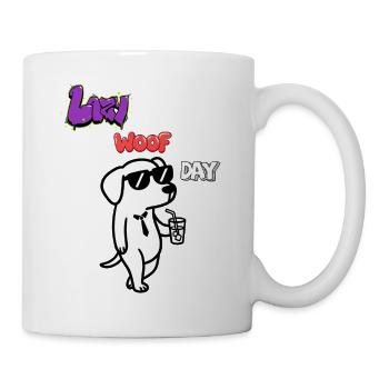 Hip Woof Day - Tasse - Weiß - Rechts