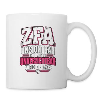 ZFA Zahnmedizinische Fachangestellte - Tasse - Weiß - Rechts