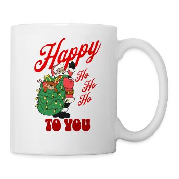 Happy HoHoHo von Santa - Tasse - Weiß - Rechts