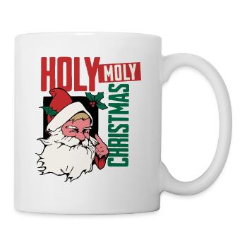 Holy Moly Christmas Santa - Tasse - Weiß - Rechts
