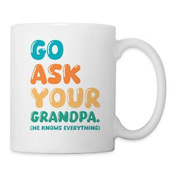 Grandfather Papaw Pop Gramps Granddad Grandpa - Tasse - Weiß - Rechts